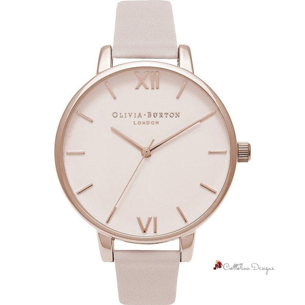 White Synthetic Leather Watch