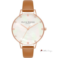 Brown Synthetic Leather Watch