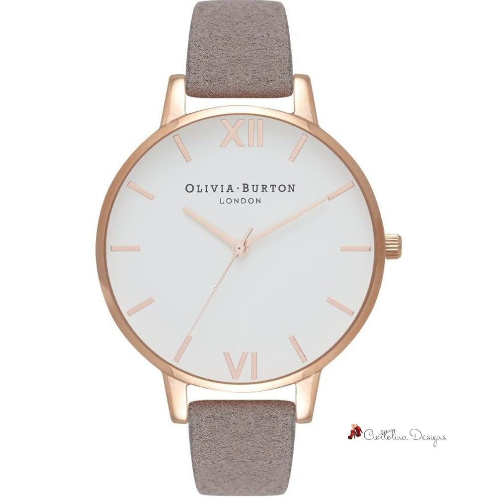 Gray Synthetic Leather Watch