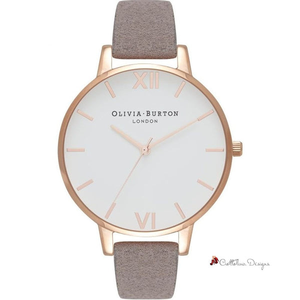 Gray Synthetic Leather Watch