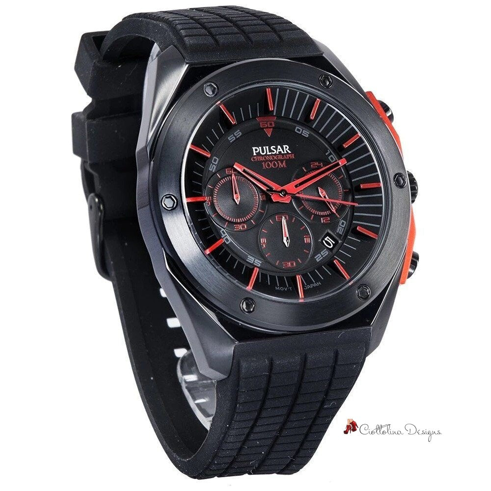 Black Rubber Watch