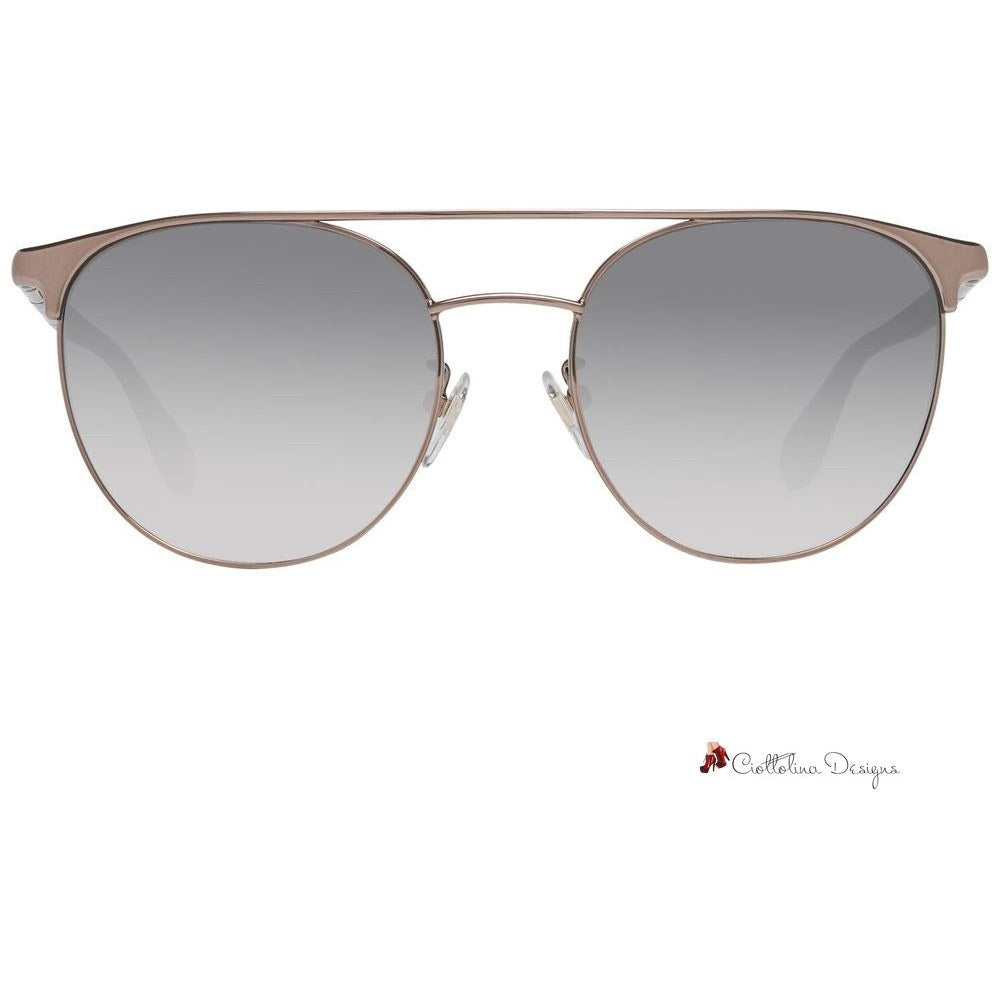 Bronze Metal And Plastic Sunglasses