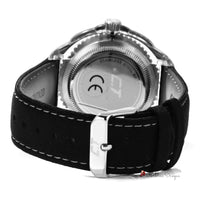 Black Leather Watch