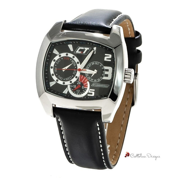 Black Leather Watch