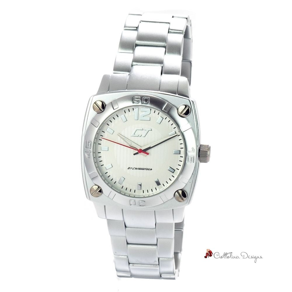 Silver Aluminum Watch