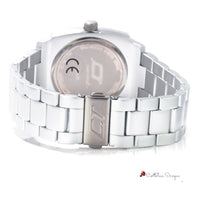 Silver Aluminum Watch