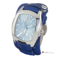 Blue Leather Watch