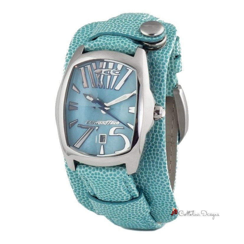 Blue Leather Watch