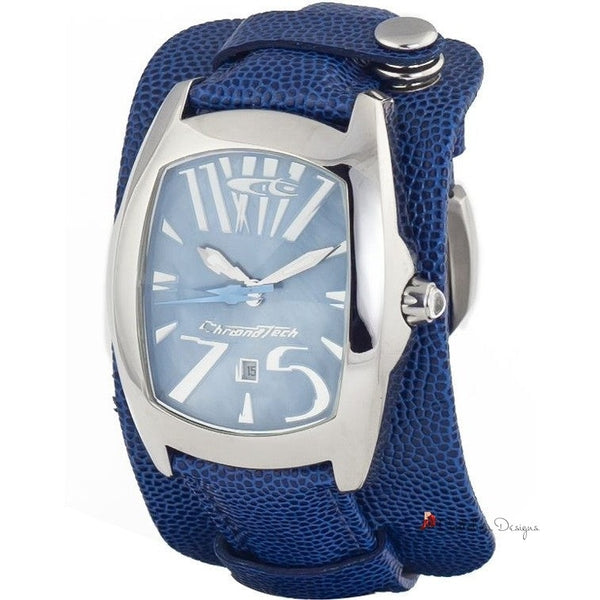 Blue Leather Watch