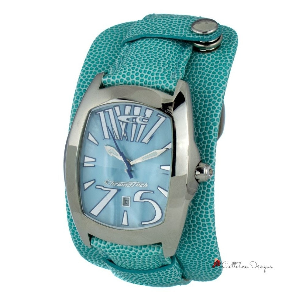 Blue Leather Watch