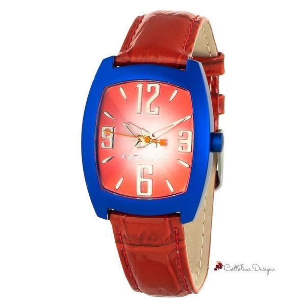 Red Leather Watch