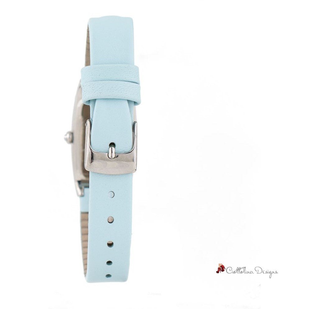 Blue Leather Watch