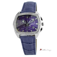 Purple Leather Watch