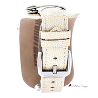 Beige Leather Watch