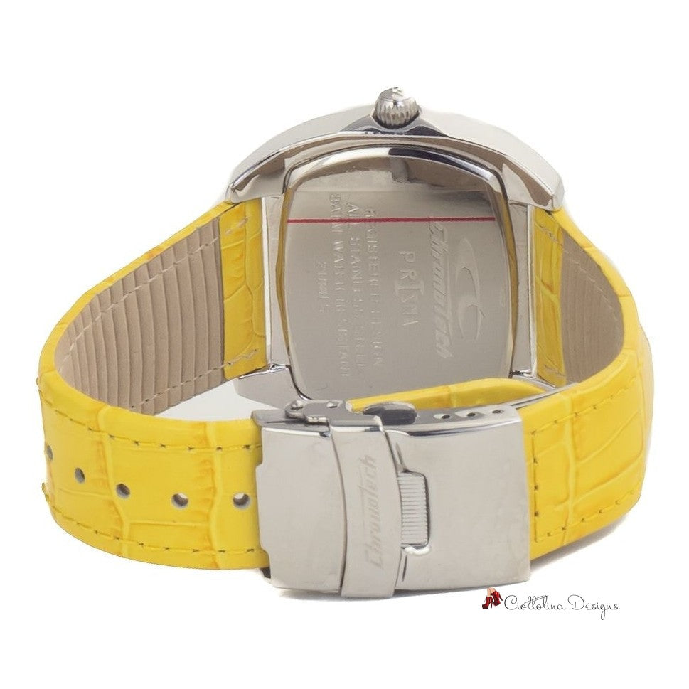 Yellow Leather Watch