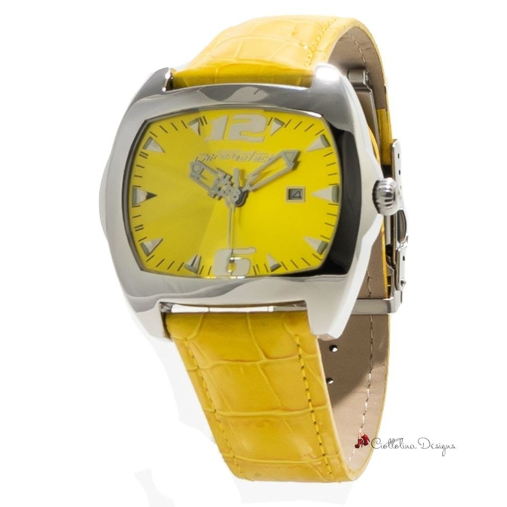 Yellow Leather Watch