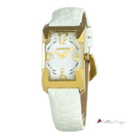 White Leather Watch