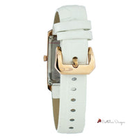 White Leather Watch