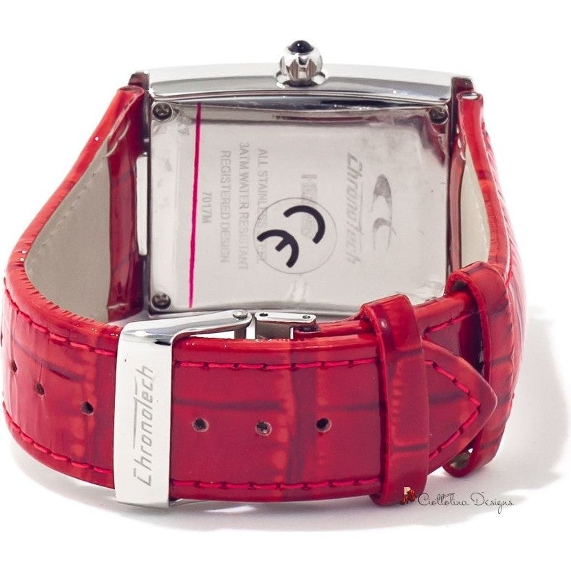 Red Leather Watch