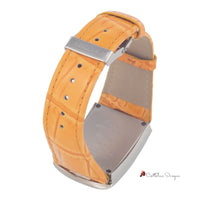 Orange Leather Watch