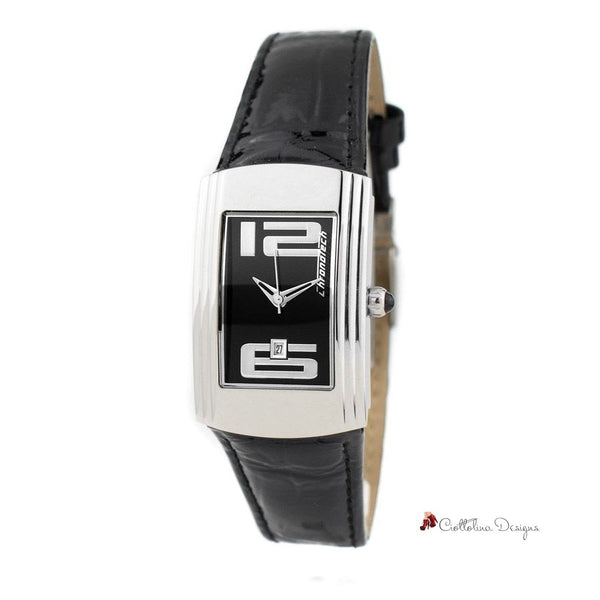 Black Leather Watch