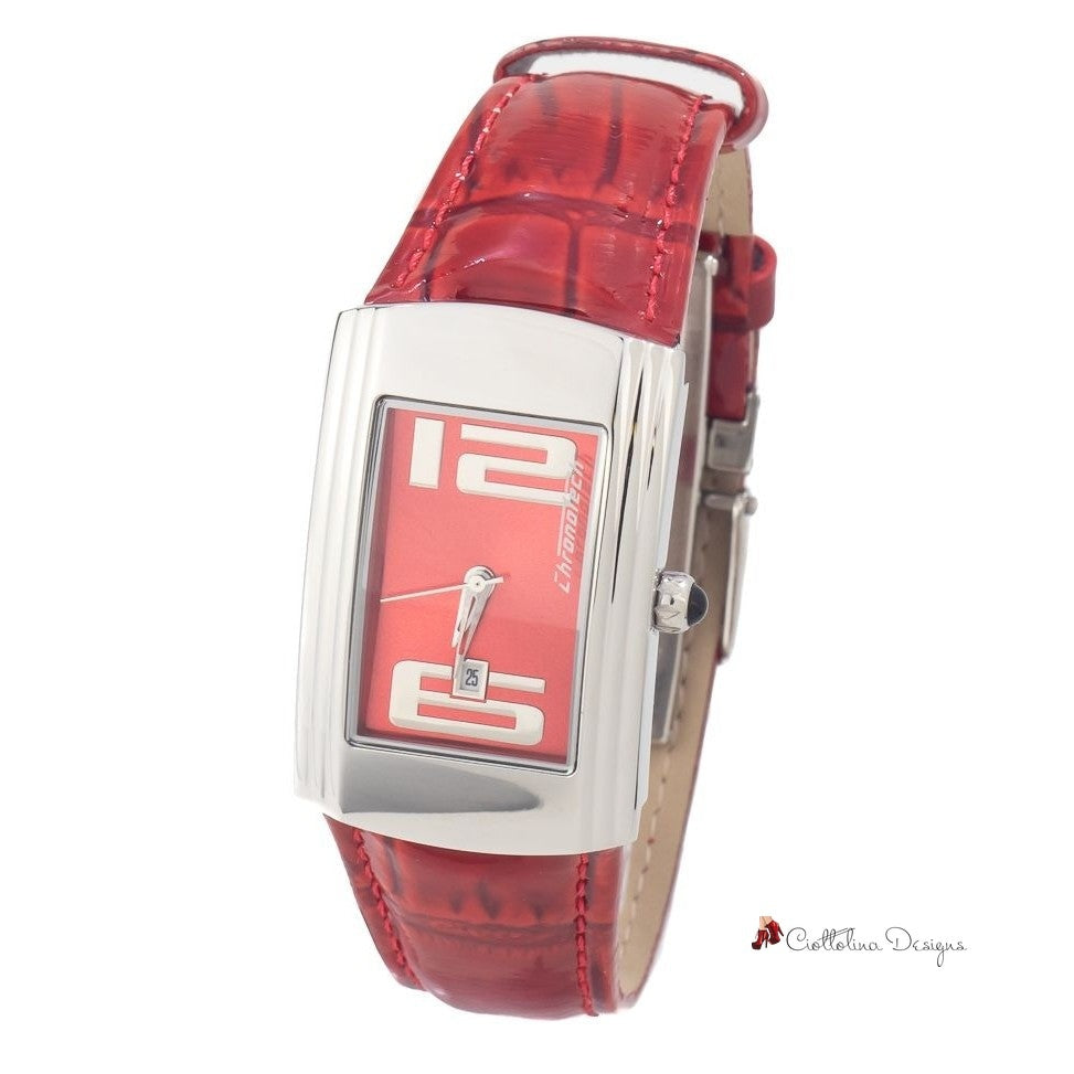 Red Leather Watch