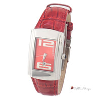 Red Leather Watch