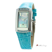 Blue Leather Watch