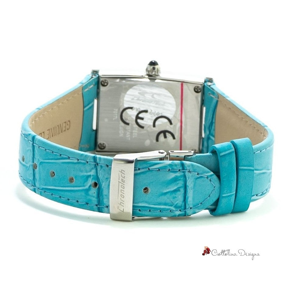 Blue Leather Watch