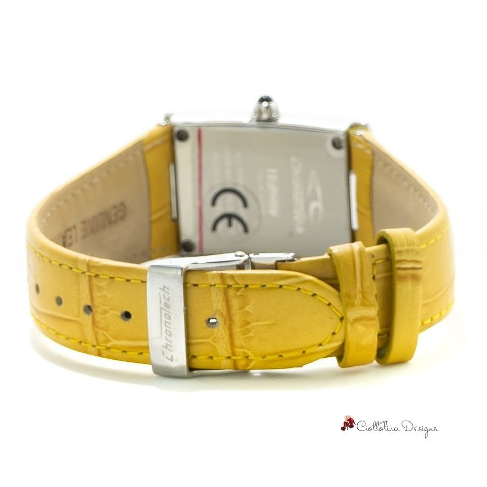 Yellow Leather Watch