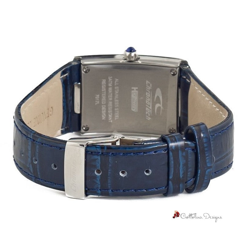 Blue Leather Watch