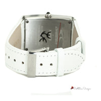 White Leather Watch