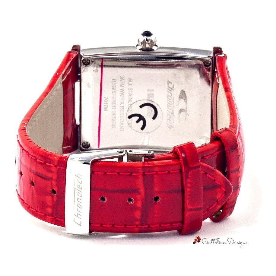 Red Leather Watch