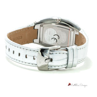 Silver Leather Watch