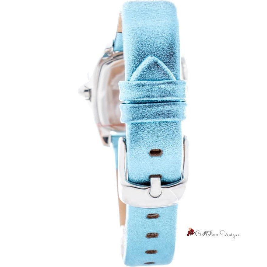 Blue Leather Watch