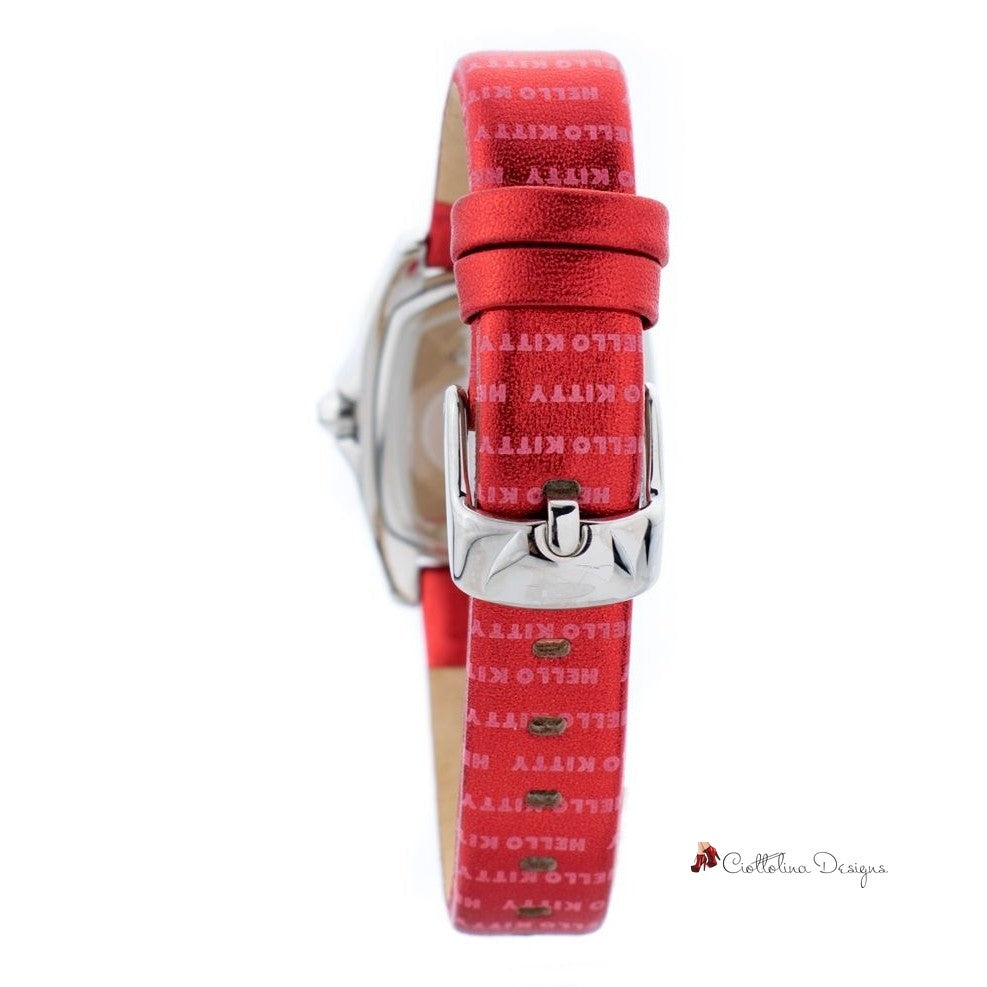 Red Leather Watch