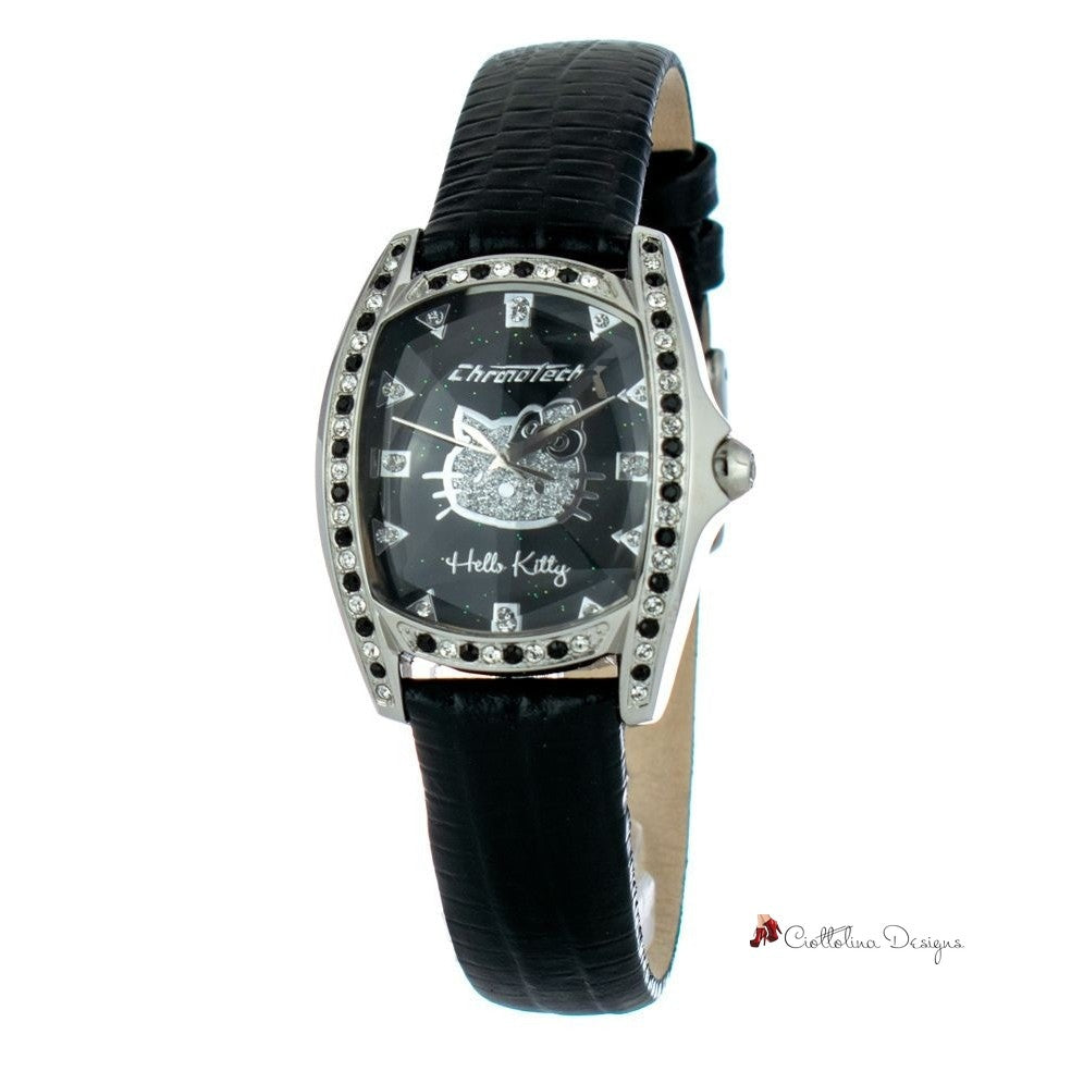 Black Leather Watch