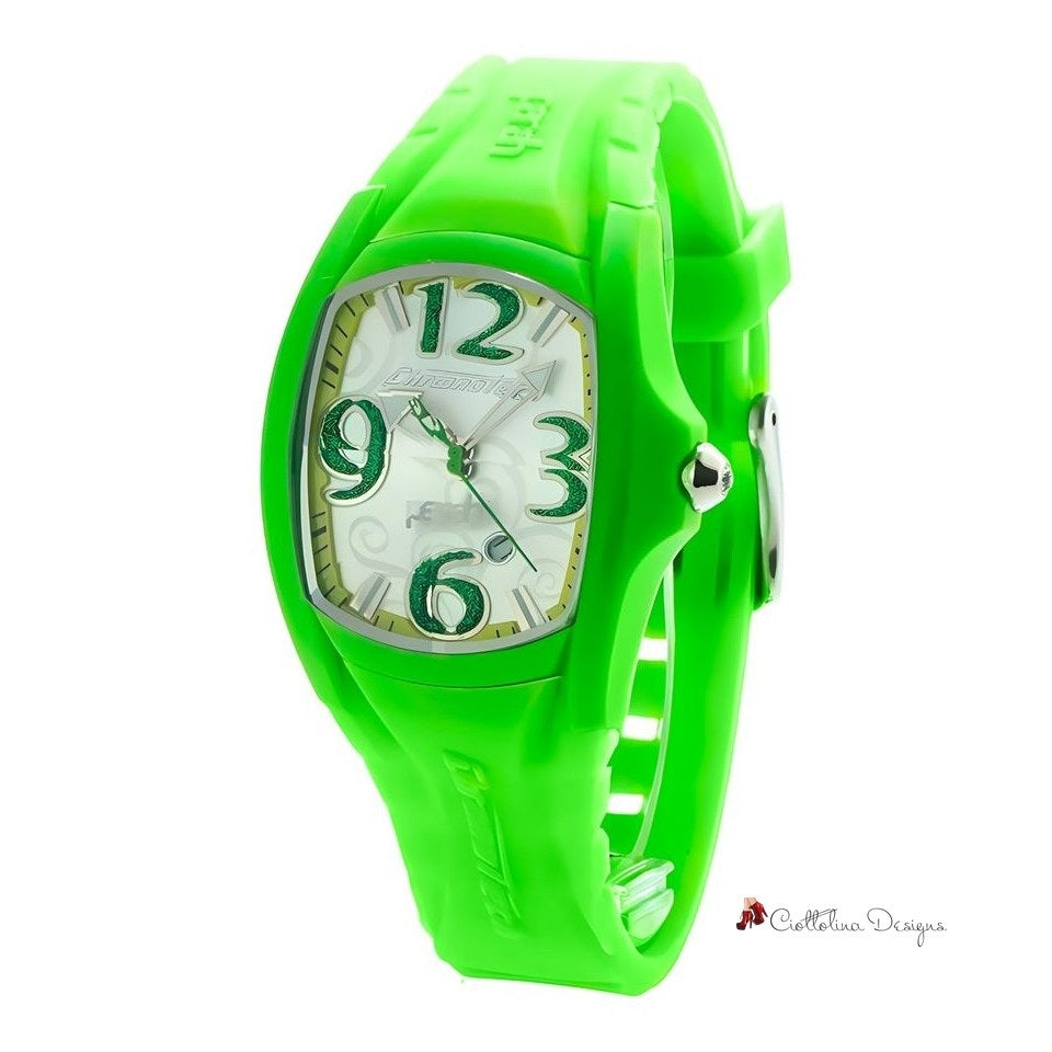 Green Rubber Watch