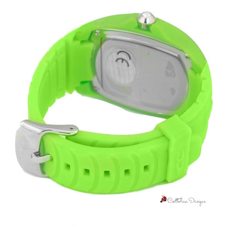 Green Rubber Watch