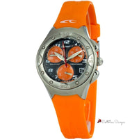 Orange Rubber Watch