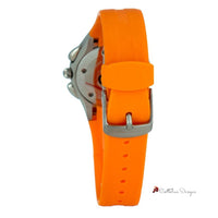 Orange Rubber Watch