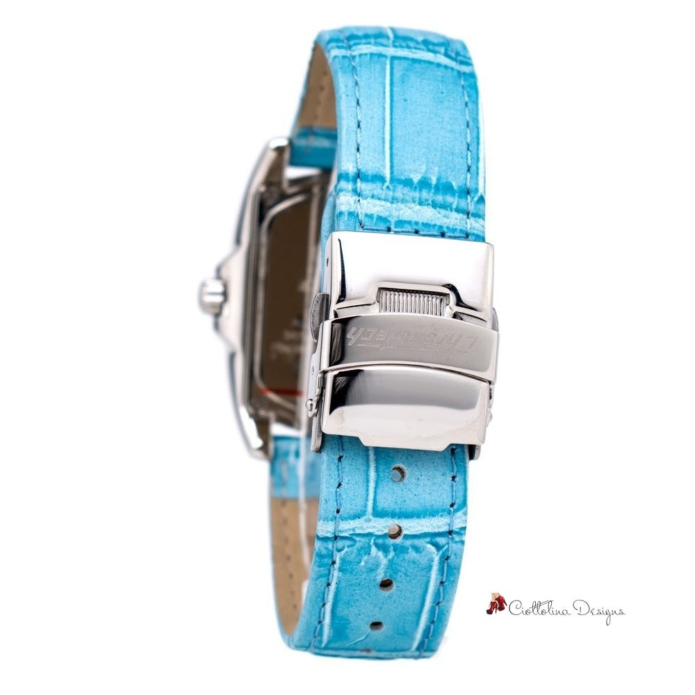 Blue Leather Watch