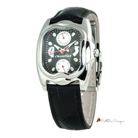 Black Leather Watch