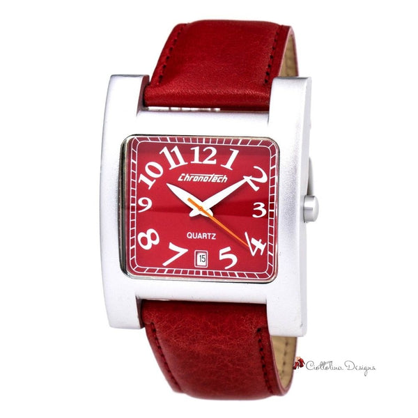 Red Leather Watch