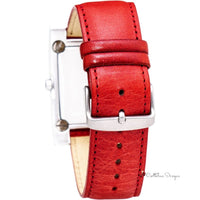 Red Leather Watch