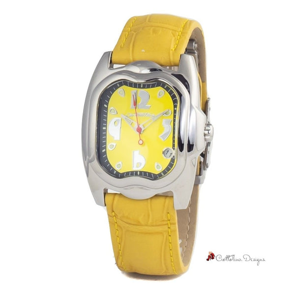 Yellow Leather Watch