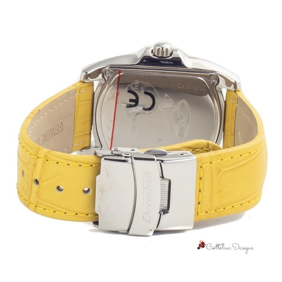 Yellow Leather Watch