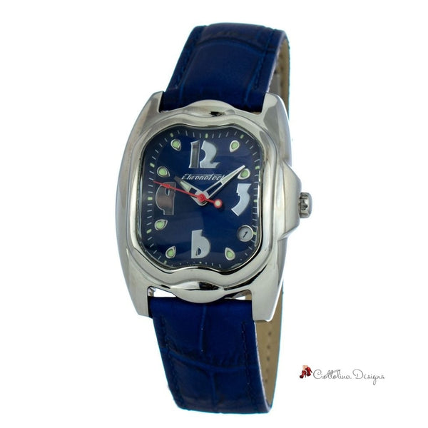 Blue Leather Watch