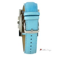 Blue Leather Watch