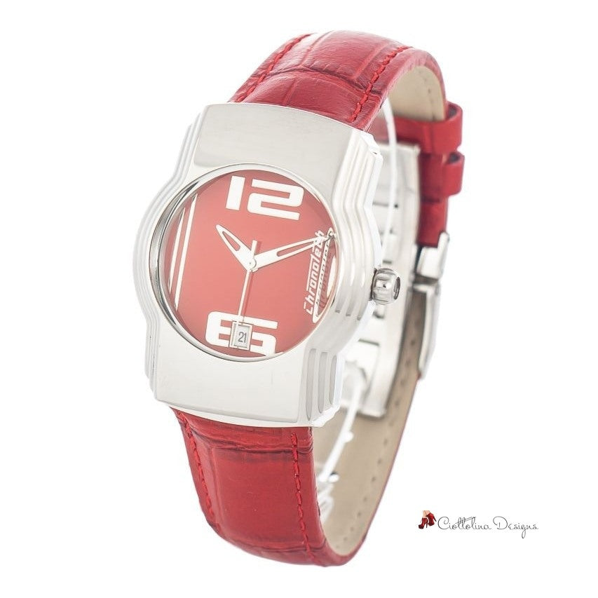 Red Leather Watch